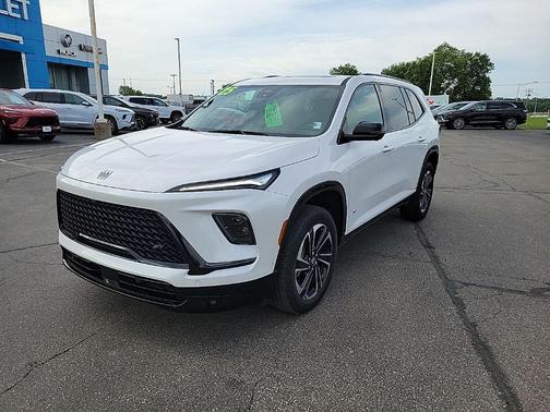 White Frost Tricoat 2025 Buick Enclave Sport Touring