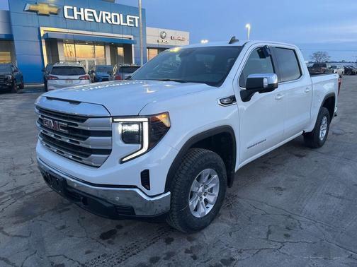 Summit White 2026 GMC Sierra 1500 SLE