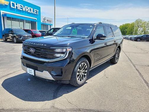 Black Metallic 2025 Ford Expedition Max Platinum