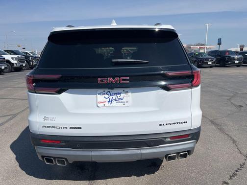 Summit White 2025 GMC Acadia AWD Elevation