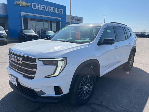 Summit White 2025 GMC Acadia AWD Elevation