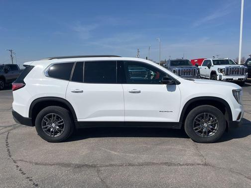 Summit White 2025 GMC Acadia AWD Elevation