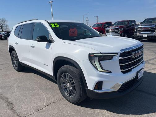 Summit White 2025 GMC Acadia AWD Elevation