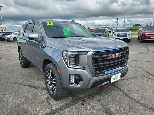 Satin Steel Metallic 2022 GMC Yukon 4WD AT4