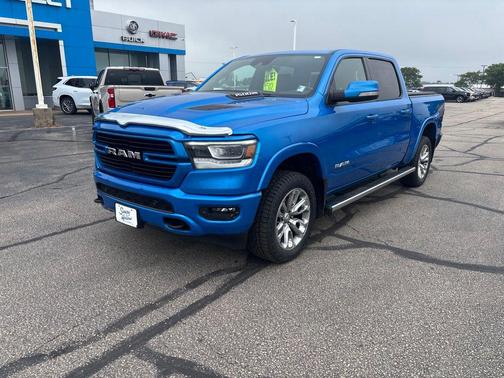 Hydro Blue Pearlcoat 2022 RAM 1500 Laramie