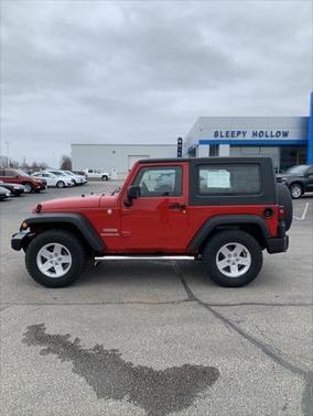 Flame Red Clearcoat 2010 Jeep Wrangler Sport