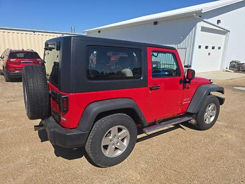 Flame Red Clearcoat 2010 Jeep Wrangler Sport