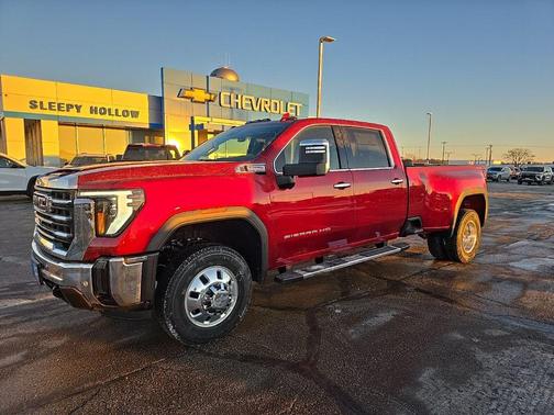 Volcanic Red Tintcoat 2026 GMC Sierra 3500 SLT