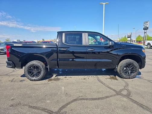 Black 2026 Chevrolet Silverado 1500 Custom Trail Boss