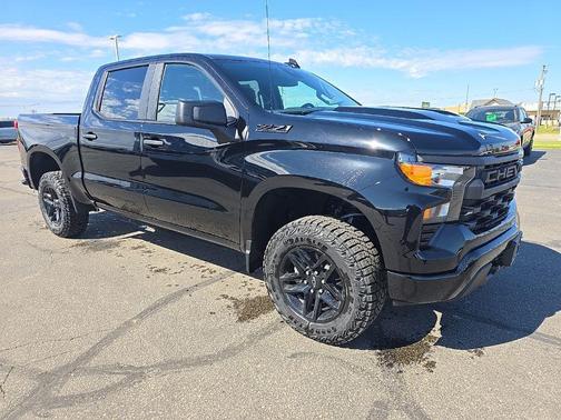 Black 2026 Chevrolet Silverado 1500 Custom Trail Boss