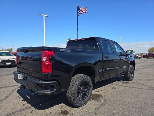 Black 2026 Chevrolet Silverado 1500 Custom Trail Boss