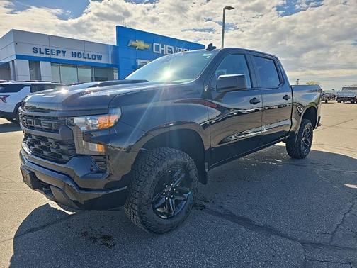 Black 2026 Chevrolet Silverado 1500 Custom Trail Boss