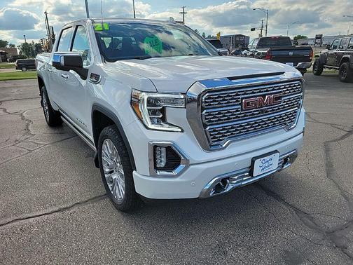 White Frost Tricoat 2021 GMC Sierra 1500 Denali