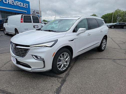 White Frost Tricoat 2023 Buick Enclave Premium AWD