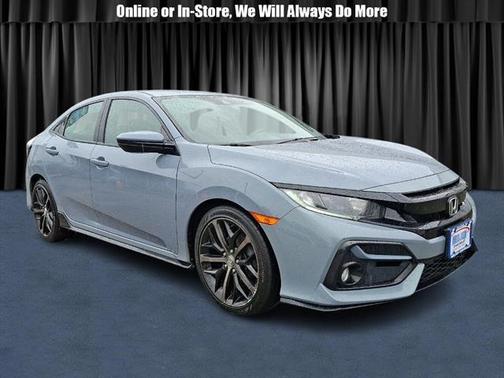 Aegean Blue Metallic 2021 Honda Civic Sport