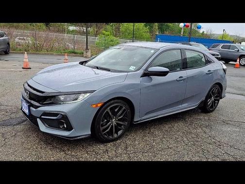 Aegean Blue Metallic 2021 Honda Civic Sport