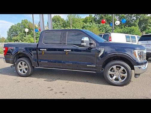 Blue 2021 Ford F-150 King Ranch