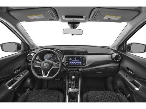 Aspen White / Super Black 2021 Nissan Kicks SV