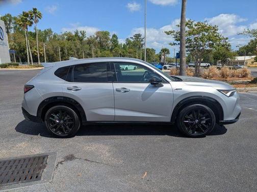 Solar Silver Metallic 2025 Acura ADX A-Spec Advance