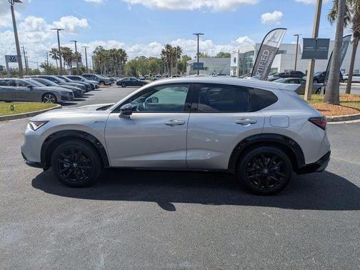 Solar Silver Metallic 2025 Acura ADX A-Spec Advance