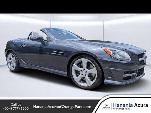 Steel Gray Metallic 2015 Mercedes-Benz SLK-Class SLK350