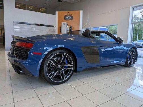 Ascari Blue Metallic w/ Black Roof 2022 Audi R8 5.2 V10 performance