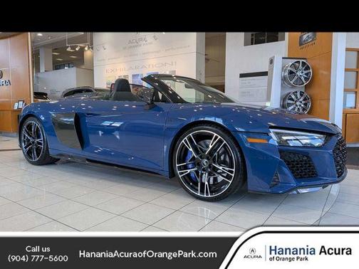 Ascari Blue Metallic w/ Black Roof 2022 Audi R8 5.2 V10 performance