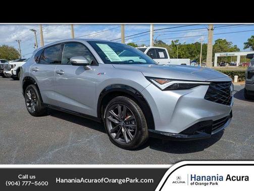 Solar Silver Metallic 2025 Acura ADX A-Spec