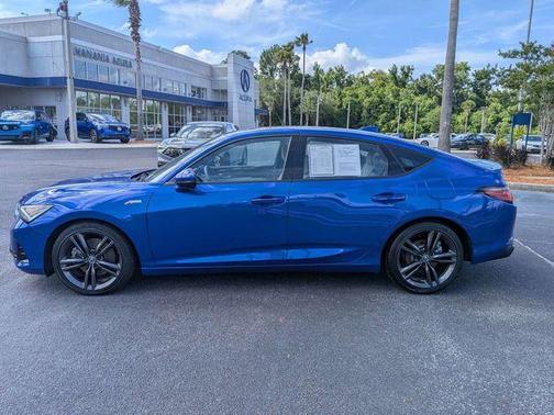 Apex Blue Pearl 2025 Acura Integra A-Spec Technology