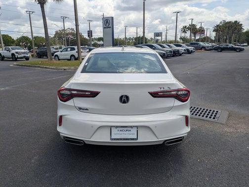 Platinum White Pearl 2025 Acura TLX Technology