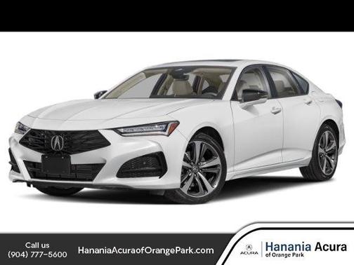 Platinum White Pearl 2025 Acura TLX Technology