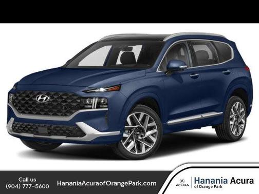 Stormy Blue 2021 Hyundai SANTA FE Calligraphy