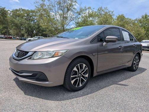 Modern Steel Metallic 2014 Honda Civic EX