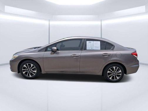 Modern Steel Metallic 2014 Honda Civic EX