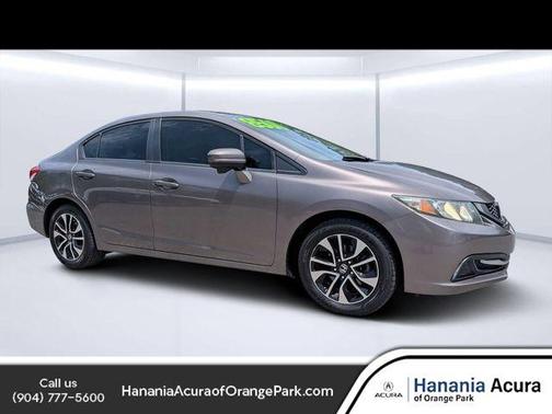 Modern Steel Metallic 2014 Honda Civic EX