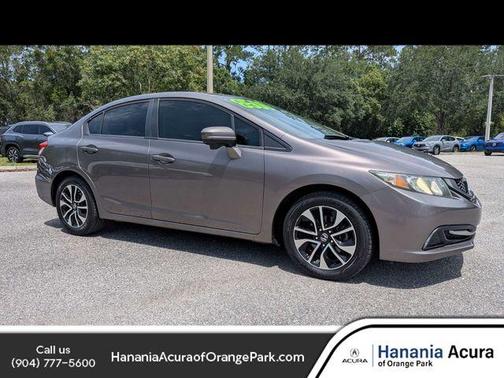 Modern Steel Metallic 2014 Honda Civic EX