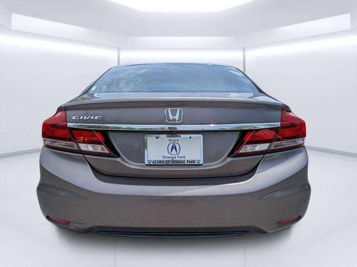 Modern Steel Metallic 2014 Honda Civic EX
