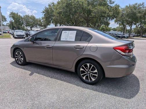 Modern Steel Metallic 2014 Honda Civic EX