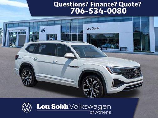 Opal White Pearl 2026 Volkswagen Atlas 2.0T SEL Premium R-Line