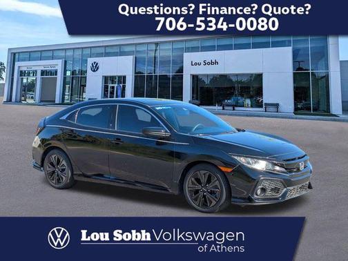 Black 2019 Honda Civic EX