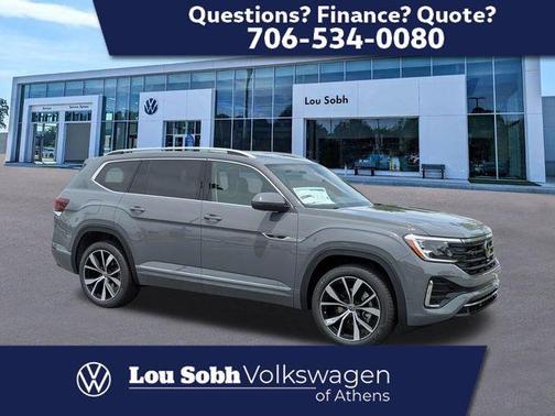Pure Gray 2026 Volkswagen Atlas 2.0T SEL Premium R-Line