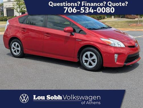 Barcelona Red Metallic 2012 Toyota Prius Three