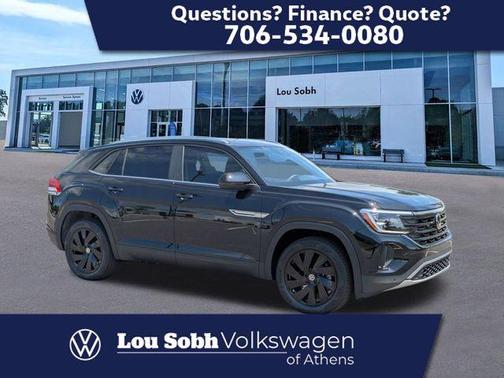 Deep Black Pearl 2026 Volkswagen Atlas Cross Sport 2.0T SE W/TECHNOLOGY