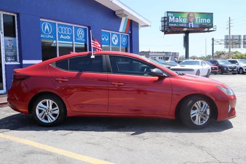 Scarlet Red 2019 Hyundai ELANTRA SEL