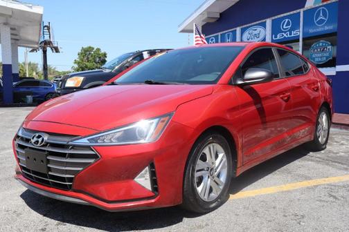 Scarlet Red 2019 Hyundai ELANTRA SEL