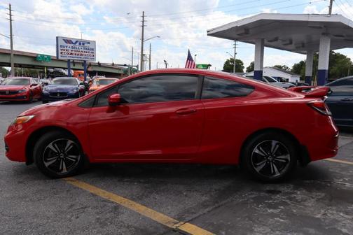 Red 2015 Honda Civic EX
