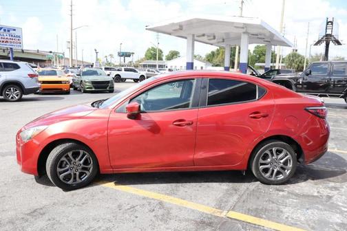 Red 2019 Toyota Yaris Sedan XLE