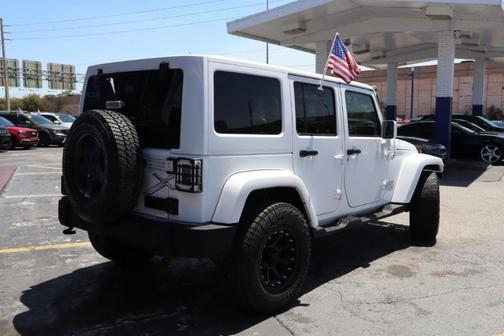 White 2015 Jeep Wrangler Unlimited Sahara