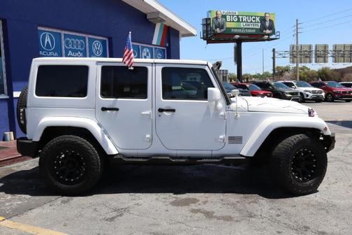 White 2015 Jeep Wrangler Unlimited Sahara