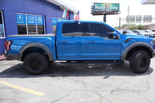 Blue 2017 Ford F-150 Raptor